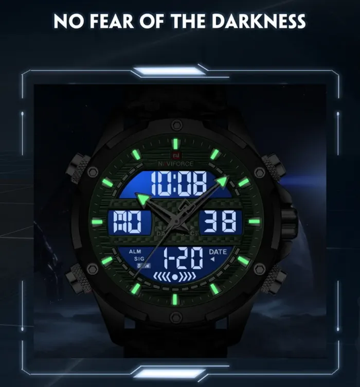 Чоловічий спортивний тактичний годинник Naviforce Dakar - зображення 9