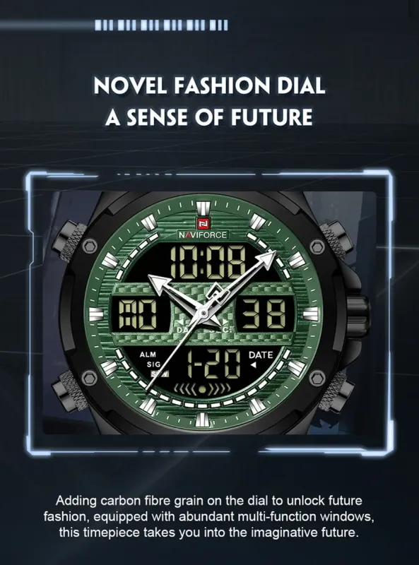 Чоловічий спортивний тактичний годинник Naviforce Dakar - зображення 10