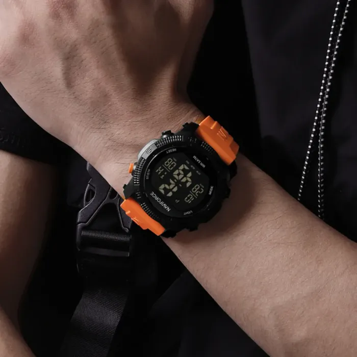Чоловічий спортивний водостійкий тактичний годинник Naviforce Europe Orange - зображення 7