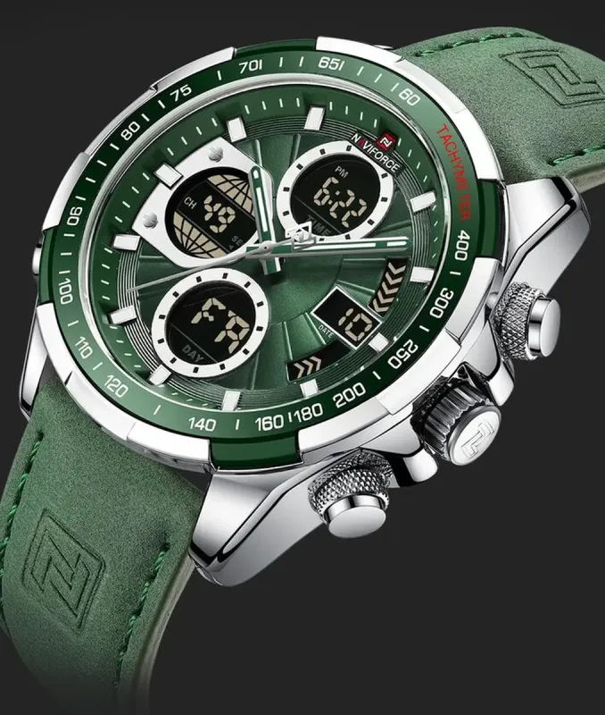 Чоловічі годинники Naviforce Fly ArmyGreen - зображення 6
