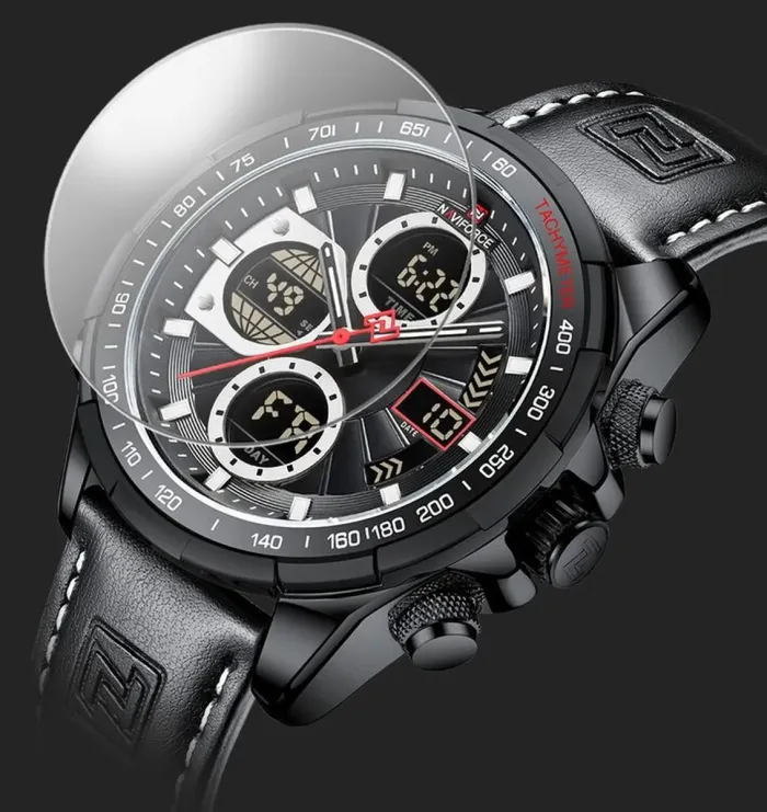 Чоловічі годинники Naviforce Fly Black - зображення 4