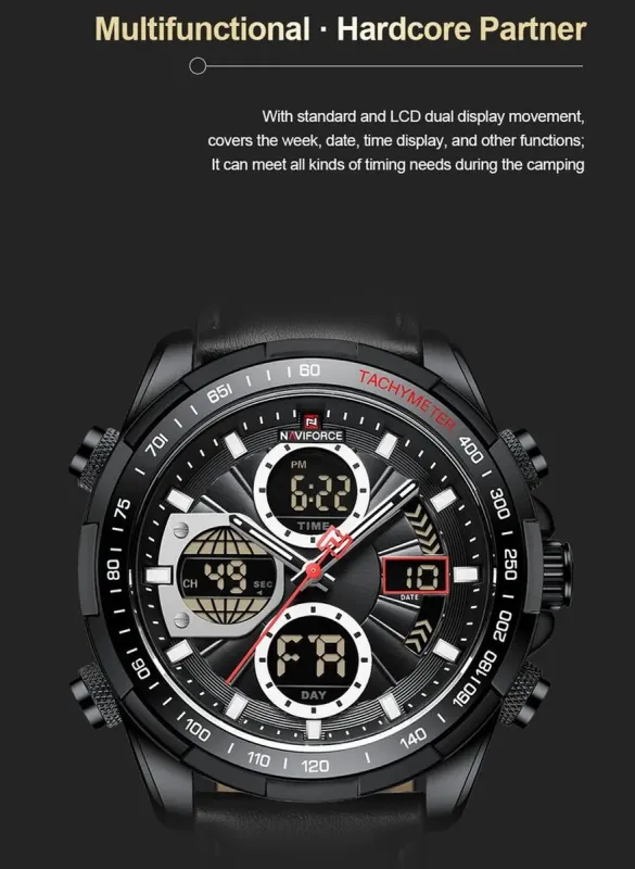 Чоловічі годинники Naviforce Fly Black - зображення 10