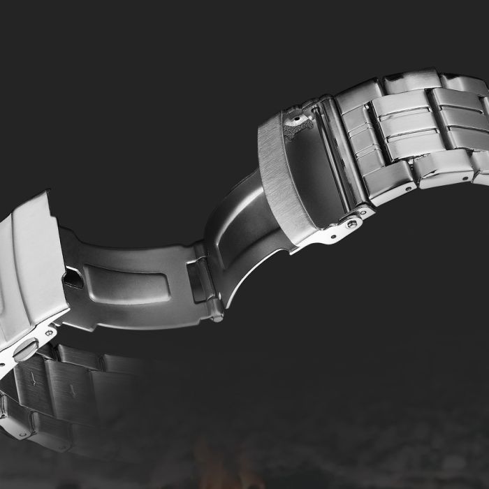 Чоловічий спортивний тактичний годинник Naviforce Fly Steel - зображення 12