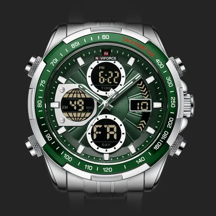 Чоловічий спортивний тактичний годинник Naviforce Fly Steel - зображення 7