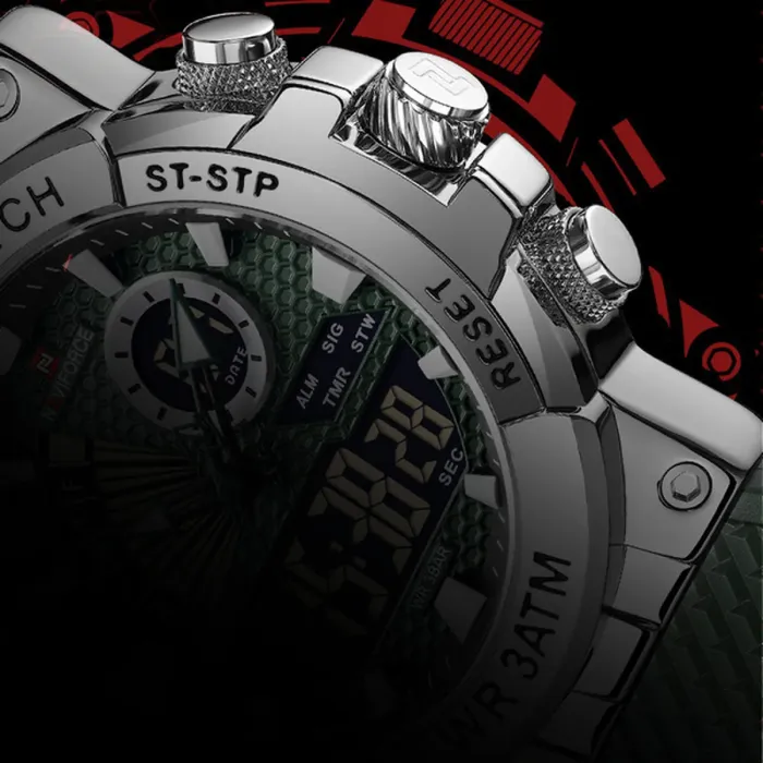 Чоловічий спортивний тактичний годинник Naviforce Forward Pro - зображення 11