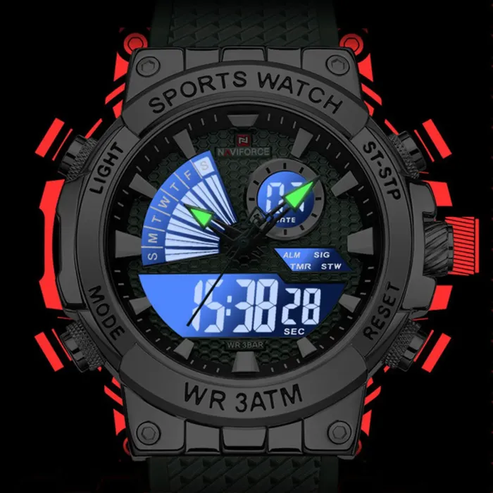 Чоловічий спортивний тактичний годинник Naviforce Forward Pro - зображення 3
