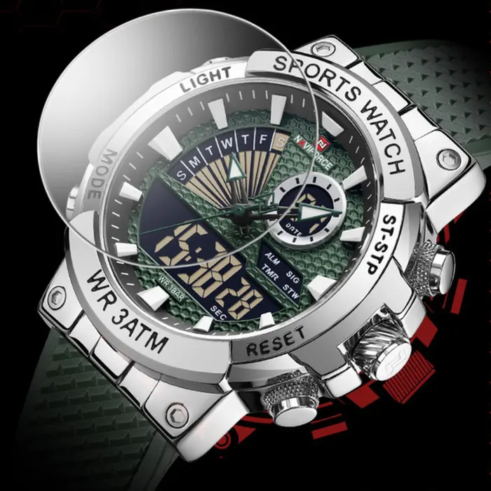 Чоловічий спортивний тактичний годинник Naviforce Forward Pro - зображення 7