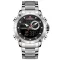 Чоловічий спортивний тактичний годинник Naviforce Jazz Silver