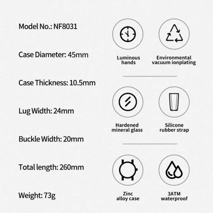 Чоловічий годинник Naviforce Lagune - зображення 11
