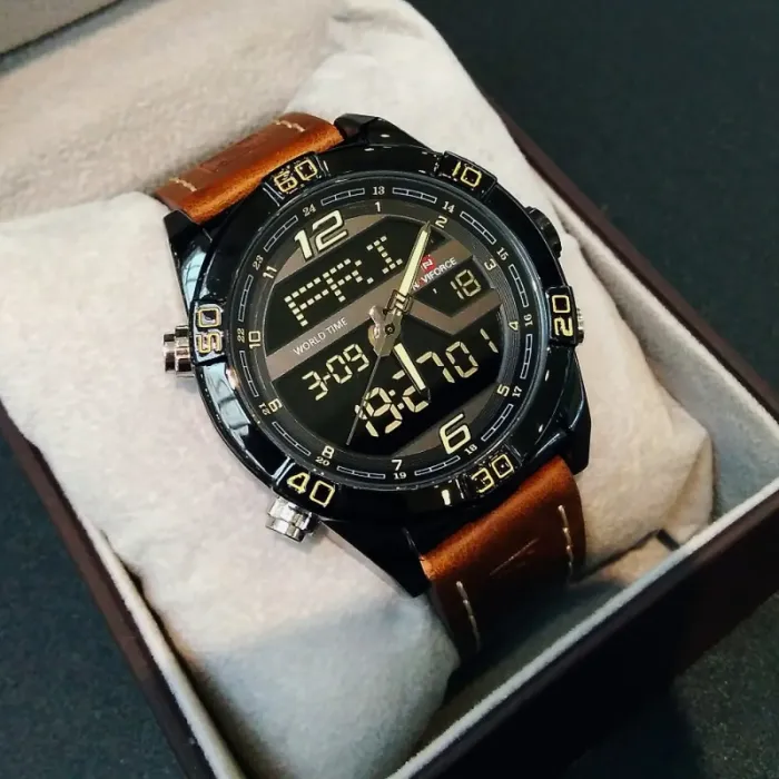 Чоловічі годинники Naviforce Legion Brown NF9128 - зображення 12