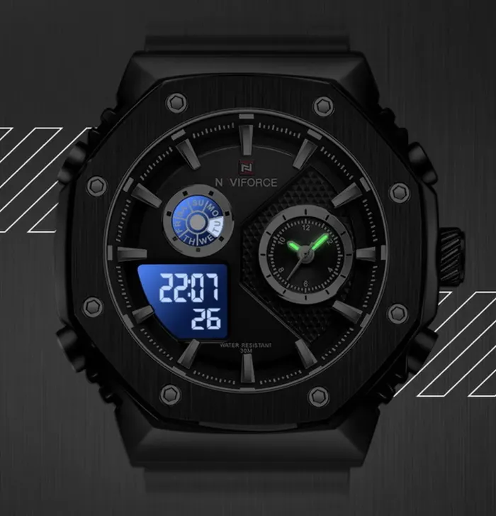 Чоловічий тактичний годинник Naviforce Resist - зображення 5