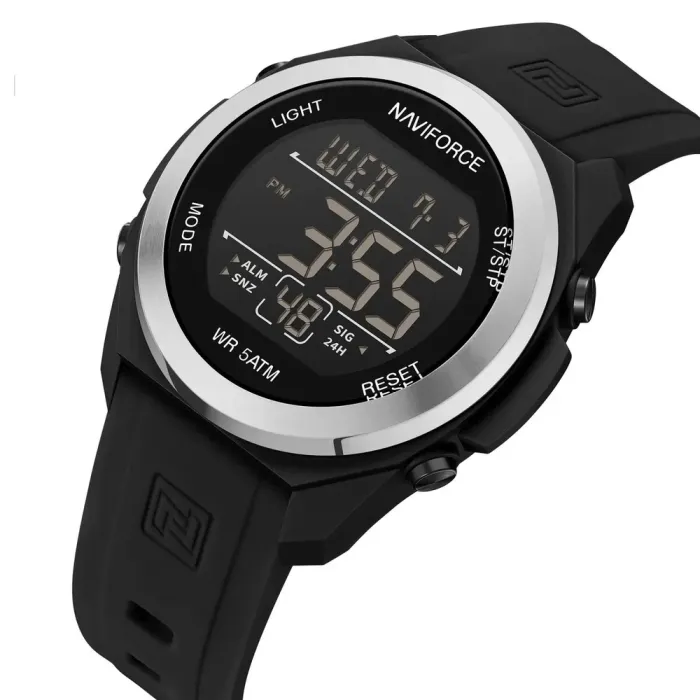 Чоловічий водостійкий спортивний тактичний годинник Naviforce Run - зображення 1