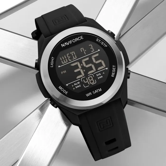 Чоловічий водостійкий спортивний тактичний годинник Naviforce Run - зображення 6