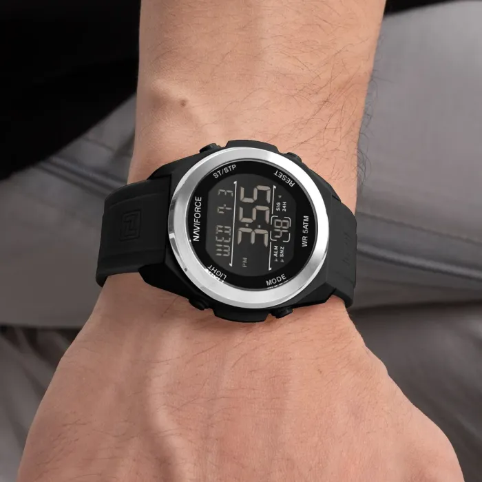 Чоловічий водостійкий спортивний тактичний годинник Naviforce Run - зображення 9