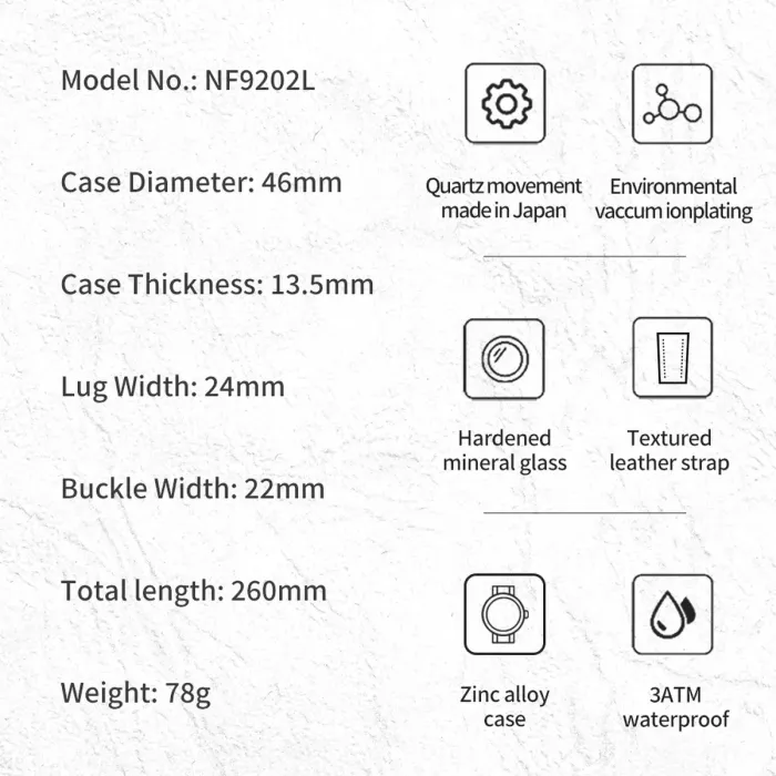 Чоловічий годинник Naviforce Sahara - зображення 11