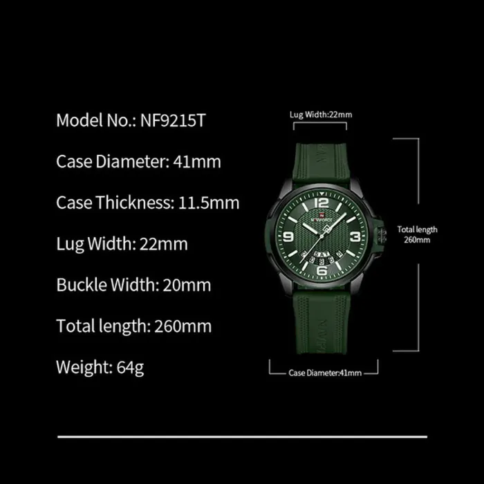 Чоловічий годинник Naviforce Tycon - зображення 10