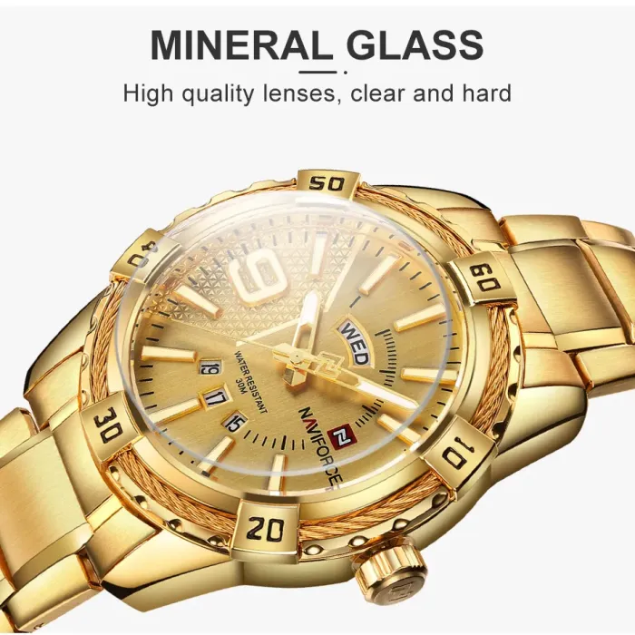 Чоловічий годинник Naviforce Yacht Gold - зображення 4