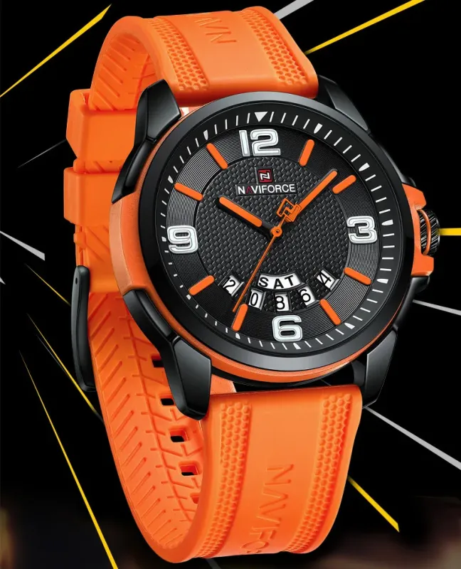 Чоловічий годинник Naviforce Young Orange - зображення 10