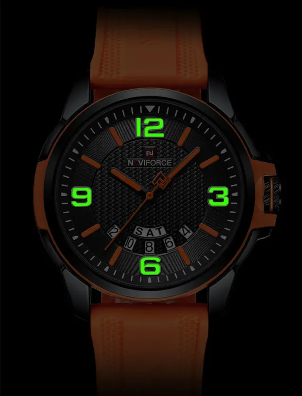 Чоловічий годинник Naviforce Young Orange - зображення 11