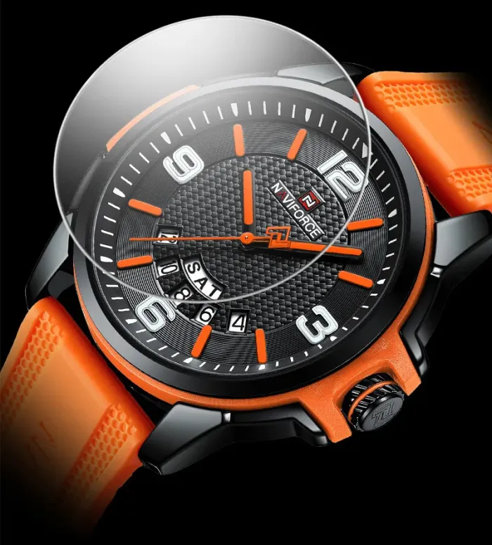 Чоловічий годинник Naviforce Young Orange - зображення 9