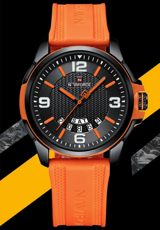 Чоловічий годинник Naviforce Young Orange - зображення 8