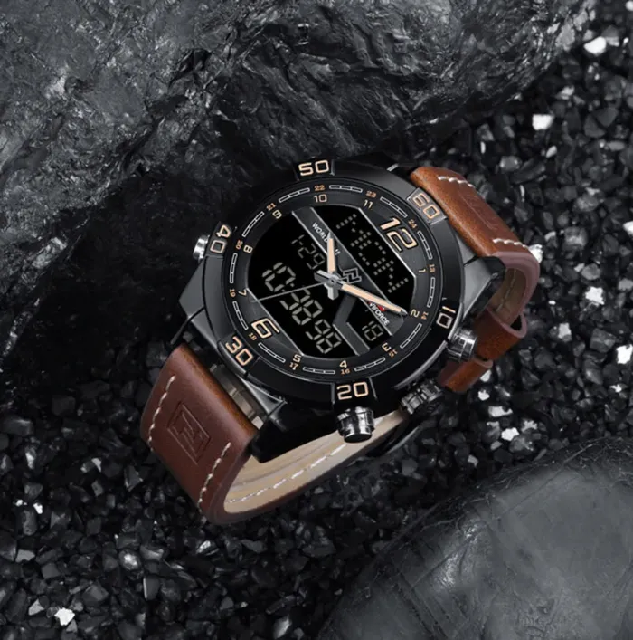 Чоловічі годинники Naviforce Legion Brown NF9128 - зображення 5
