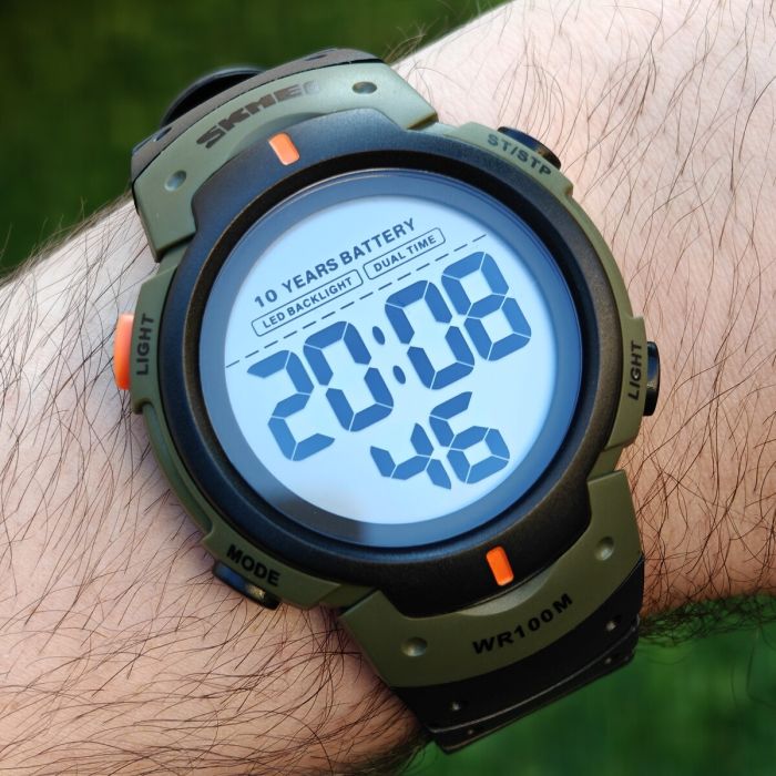 Чоловічий спортивний тактичний годинник Skmei Neon Special 10 Bar - зображення 3