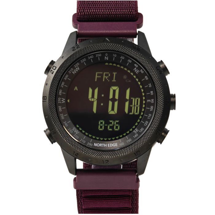 Чоловічий водостійкий спортивний тактичний з компасом годинник North Edge Desert Combat BRD, 2 ремінці - изображение 2