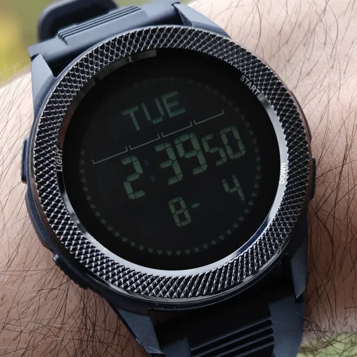 Чоловічий водостійкий спортивний тактичний з компасом годинник North Edge Nexus Rubber з компасом, 2 ремінці - зображення 7