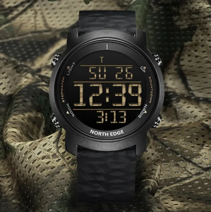 Чоловічий спортивний водостійкий тактичний годинник North Edge Aero - зображення 4