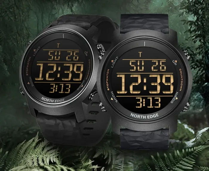 Чоловічий спортивний водостійкий тактичний годинник North Edge Aero - зображення 6