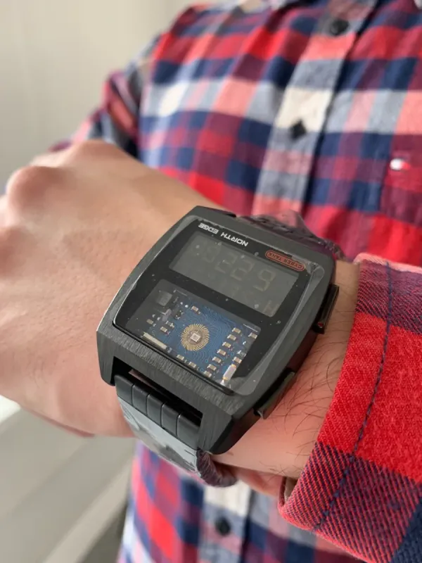 Чоловічий водостійкий спортивний тактичний годинник North Edge Cyber T 5BAR - зображення 11