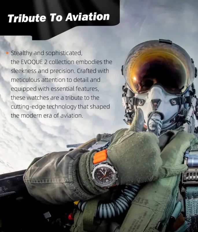 Чоловічий водостійкий годинник North Edge Evoque - зображення 4