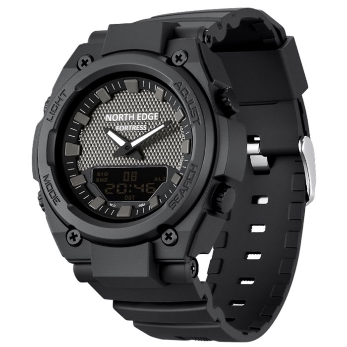 Чоловічий спортивний водостійкий тактичний годинник North Edge Fortess - зображення 2