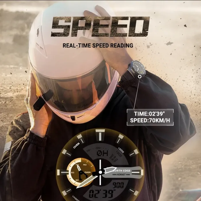 Чоловічий водостійкий спортивний тактичний годинник North Edge Hornet - зображення 4