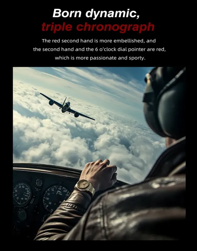 Чоловічий спортивний водостійкий тактичний годинник North Edge Long Wings 5 Bar - зображення 11