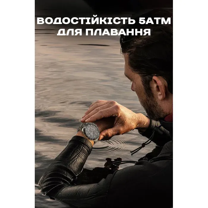 Чоловічий водостійкий спортивний тактичний годинник North Edge Long Wings з сонячною батареєю УЦІНКА - зображення 9