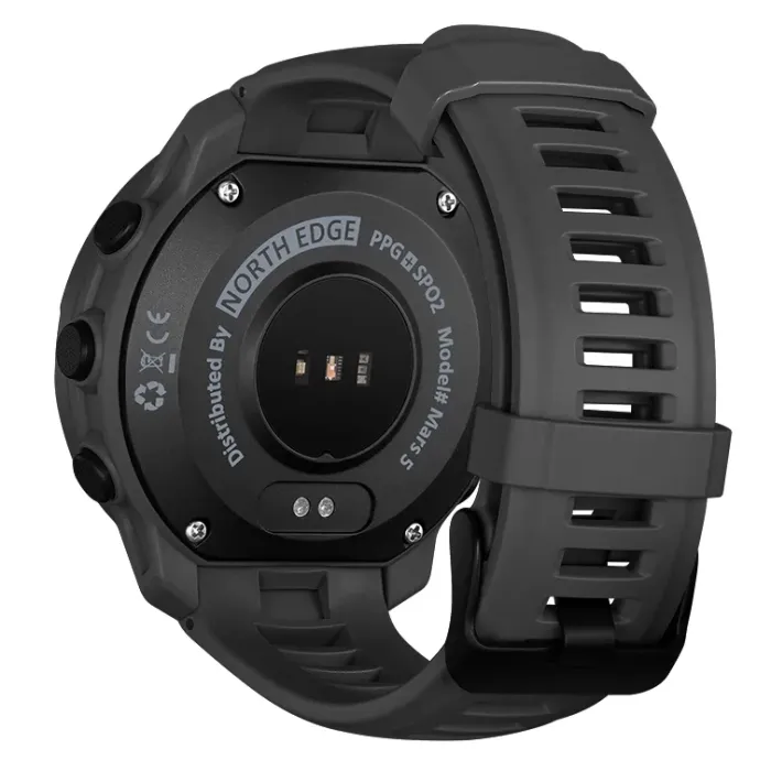 Чоловічий водостійкий спортивний тактичний годинник North Edge Mars5 Nano - зображення 5