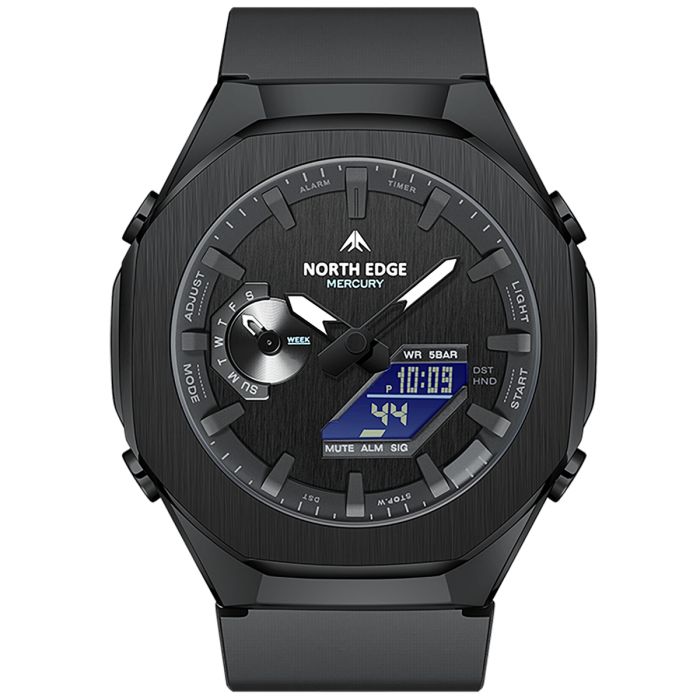 Чоловічий водостійкий спортивний тактичний годинник North Edge Mercury - зображення 1