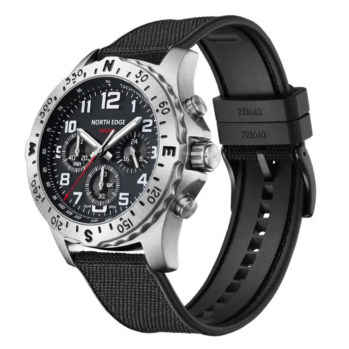 Чоловічий водостійкий тактичний годинник North Edge Profi - зображення 2