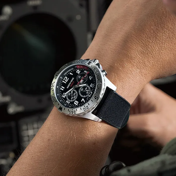 Чоловічий водостійкий тактичний годинник North Edge Profi - зображення 11