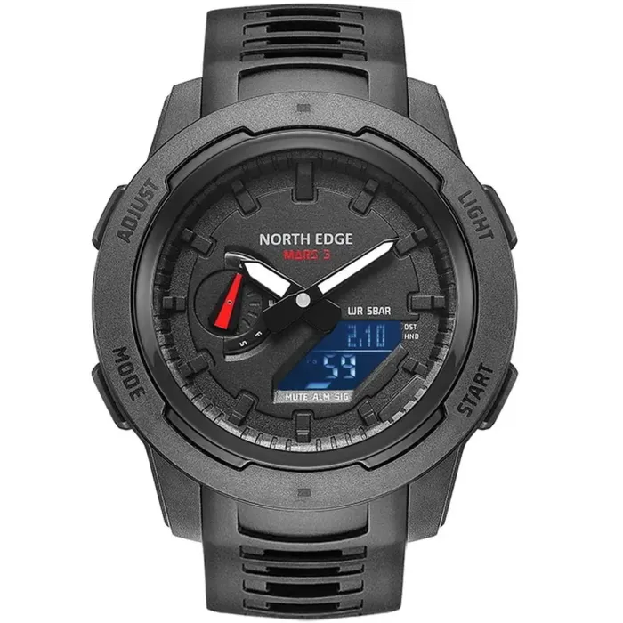 Чоловічий спортивний водостійкий тактичний годинник North Edge Profi Mars3 - зображення 1