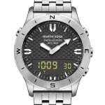 Чоловічий водостійкий спортивний тактичний з компасом годинник North Edge Snow Leopard