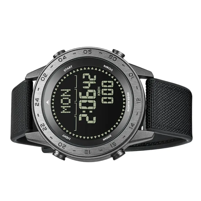 Чоловічий спортивний водостійкий тактичний з компасом годинник North Edge Tank3 5BAR з компасом - зображення 9