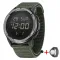 Чоловічий водостійкий спортивний тактичний годинник North Edge Terrax Green, 2 ремінці