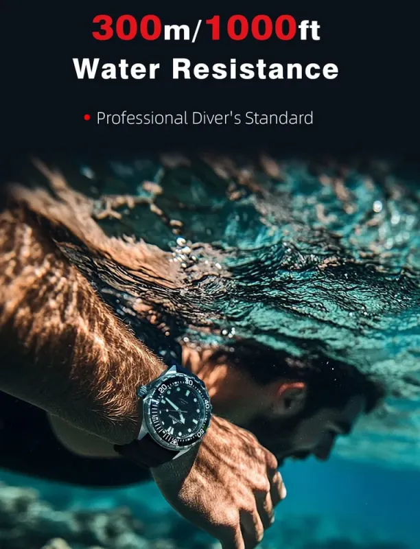 Чоловічий спортивний тактичний годинник North Edge Triton 30 Bar - зображення 3