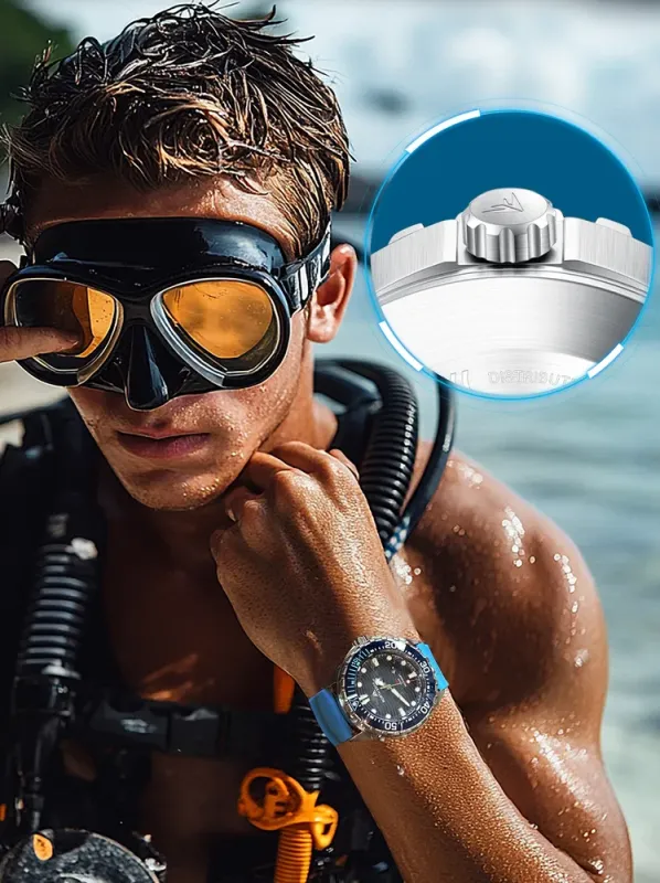 Чоловічий спортивний тактичний годинник North Edge Triton 30 Bar - зображення 4