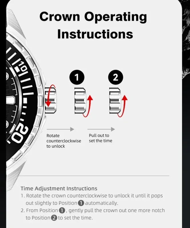 Чоловічий спортивний тактичний годинник North Edge Triton 30 Bar - зображення 5