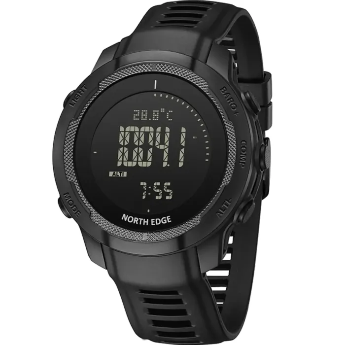 Чоловічий водостійкий спортивний тактичний з компасом годинник North Edge Vertico з компасом - зображення 1