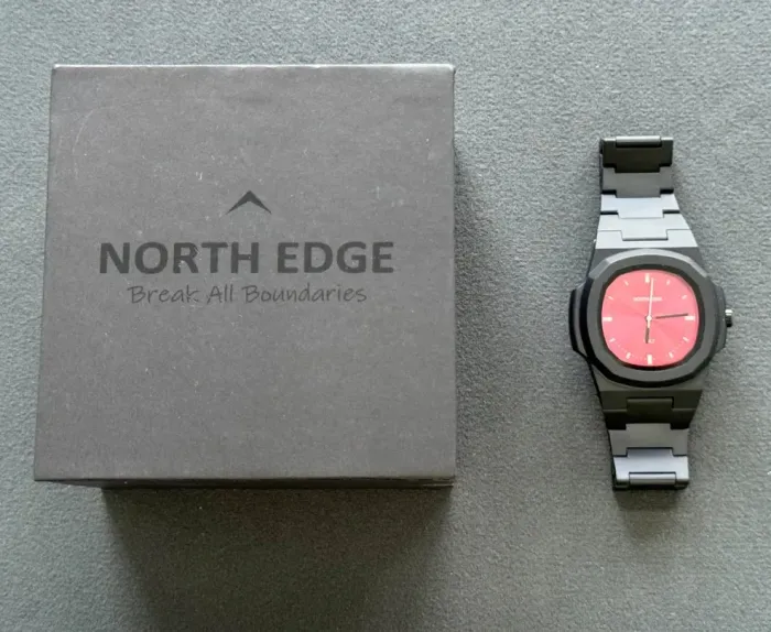 Чоловічий водостійкий годинник North Edge Volt 5 Bar - зображення 11